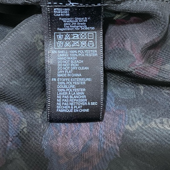 EUC F21 floral bohemian lace tiered flowy mini dress - Picture 10 of 13